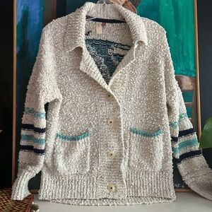 Anthropologie Pilcro Jennifer Symons Octopus Cardigan Sweater (Size XS)